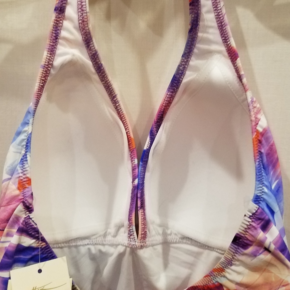 Profile by Gottex Sanibel VNeck Halter Tankini Top - Picture 4 of 7